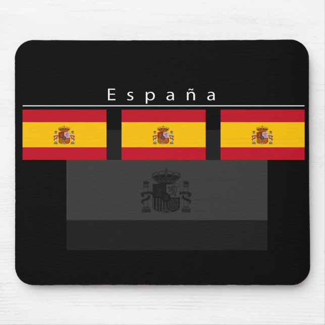 Espana-Flagge Mousepad (Vorne)