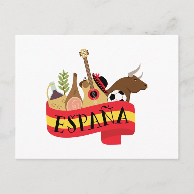 Espana Postkarte (Vorderseite)