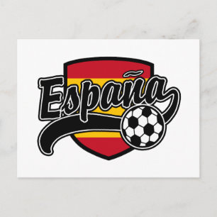Espana Soccer Postkarte