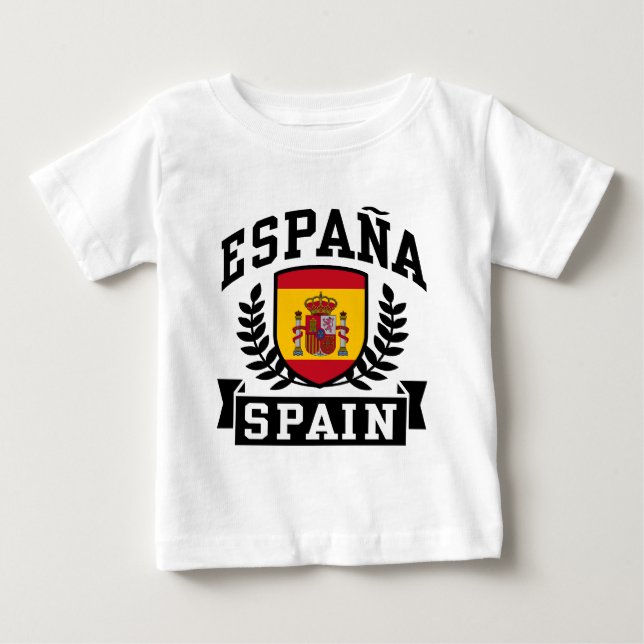 Espana Spanien Baby T-shirt (Vorderseite)