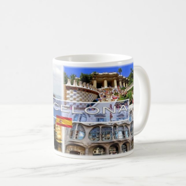 Espana - Spanien - Barcelona Tasse (VorderseiteRechts)