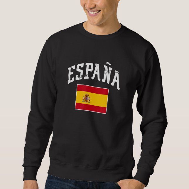 España Spanien Flagge Espana Espanol Sweatshirt (Vorderseite)