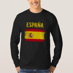 España Spanien Spanische Grunge-Flagge T-Shirt