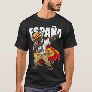 Espana Spanien Stolz Lustiger Dabbing Stier Touris T-Shirt