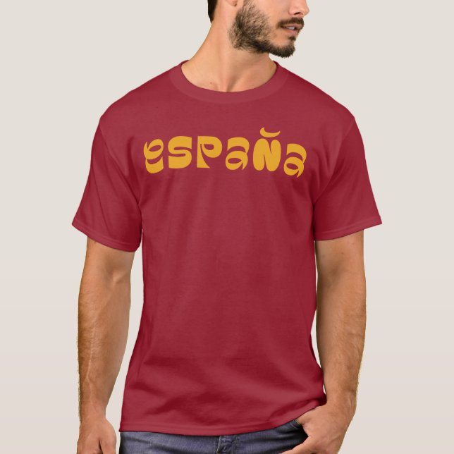 Espana typography logo design T-Shirt (Vorderseite)