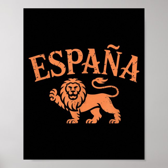 Espana Vintage Eagle Spain Heritage Pride  Poster (Vorne)