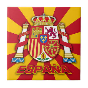 Espana-Wappen Fliese