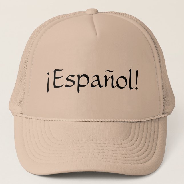 Espanol Hut Truckerkappe (Vorderseite)