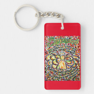 Español Serenity Gebet Angel Art Schlüsselkette Schlüsselanhänger