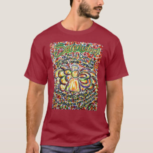 Español Serenity Gebet Angel Art T - Shirt Bekleid