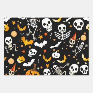 Especial Halloween Geschenkpapier Set