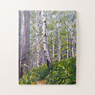 Espen im Wald Puzzle