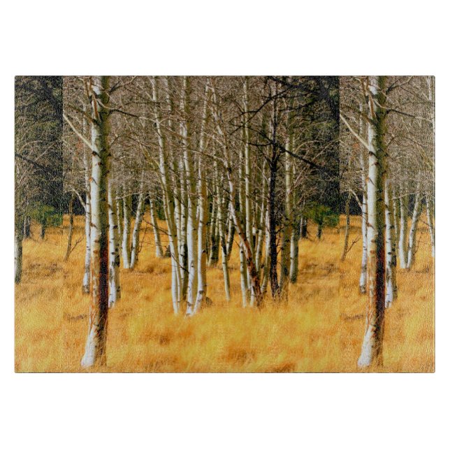 Espenholz-Schneidebrett Schneidebrett (Vorderseite)