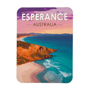 Esperance Australia Travel Art Vintag Magnet