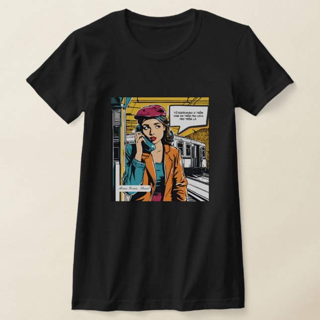 Esperando o Trêm - Minas Gerais, Brasil T-Shirt (Ablage )