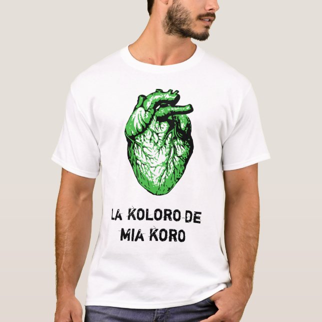 Esperanta t-ĉemizo -- Esperanto t-shirt (Vorderseite)