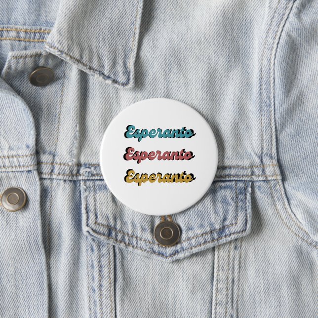 Esperanto Button, Retro Button (Beispiel)