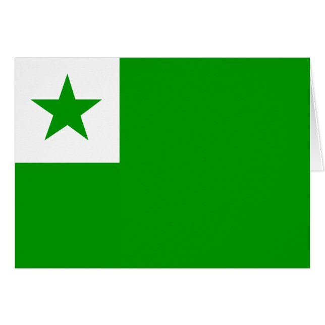 Esperanto - Esperantist Flagge (Vorderseite (Horizontal))