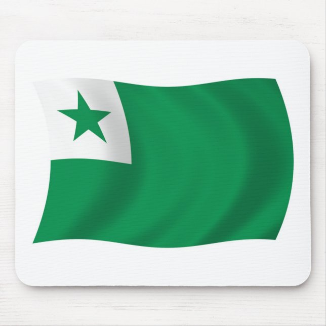Esperanto Flag Mousepad (Vorne)
