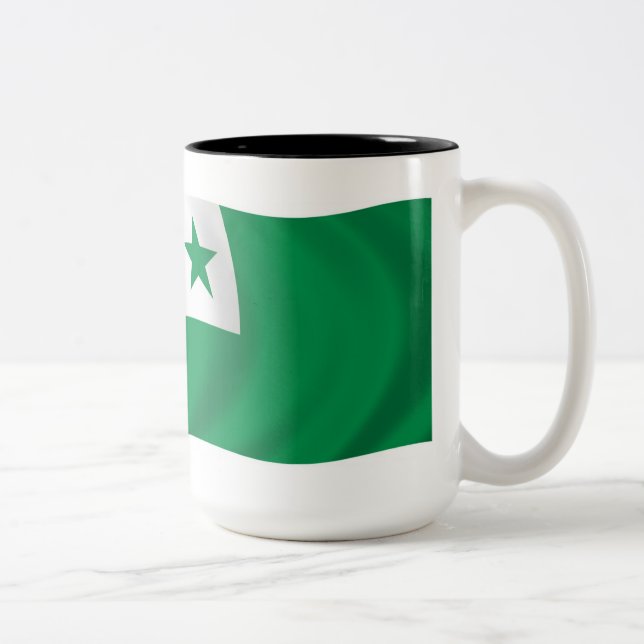 Esperanto Flag Tasse (Rechts)