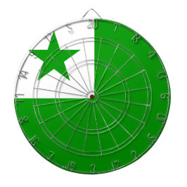 Esperanto-Flagge Dartscheibe