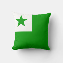 Esperanto-Flagge Kissen