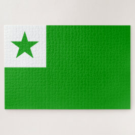 Esperanto-Flagge Puzzle