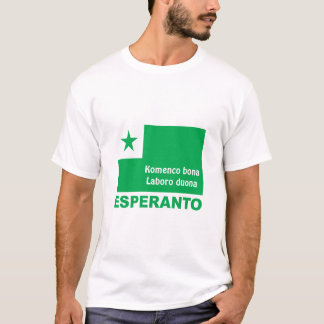 Esperanto/Komenco bona Laboro duona, T-Shirt