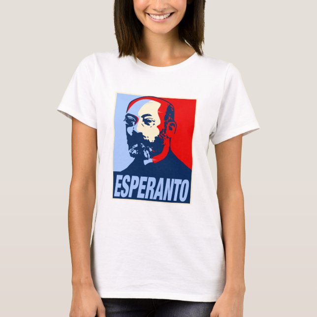 Esperanto L L Zamenhof Hope Inspired Gift Idea T-S T-Shirt (Vorderseite)