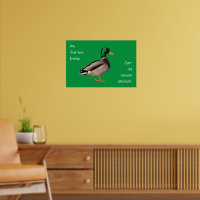 Esperanto: Mir geht es gut, weil ich eine Ente hab