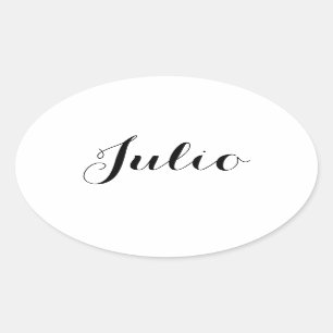 Esperanto Month Stickers - Julio (Juli)