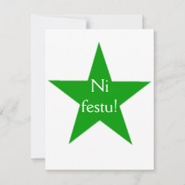 Esperanto: Ni festu! Einladung