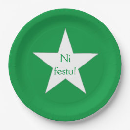 Esperanto: Ni festu! Pappteller