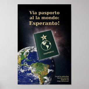 Esperanto passaporte poster