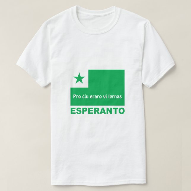 Esperanto / "Pro Welle" T-Shirt (Design vorne)