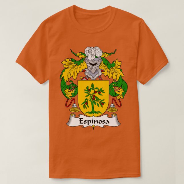 Espinosa Coat of Arms Family Crest  T-Shirt (Design vorne)