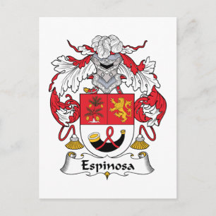 Espinosa-Familienwappen Postkarte
