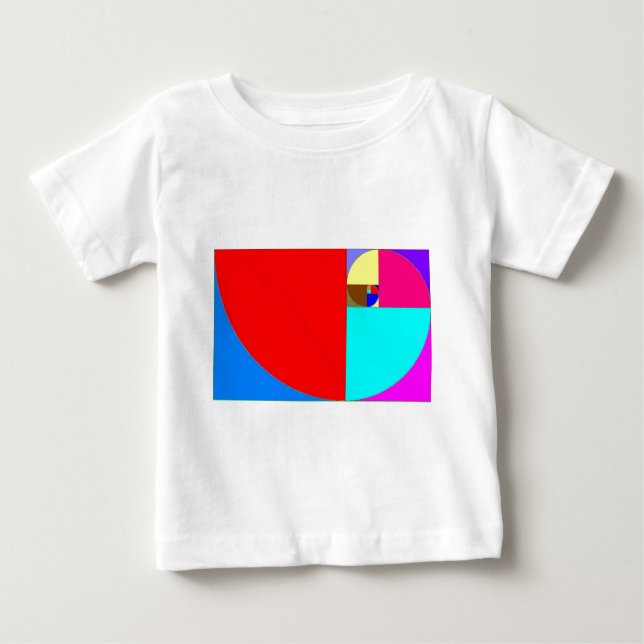 Espiralfibonacci Baby T-shirt (Vorderseite)