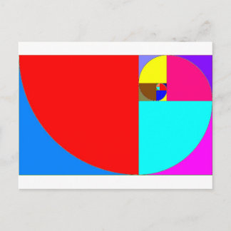 Espiralfibonacci Postkarte
