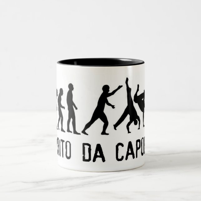 espirito da capoeira zweifarbige tasse (Mittel)