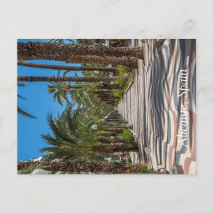 Esplanade, Alicante, Spanien Feiertagspostkarte