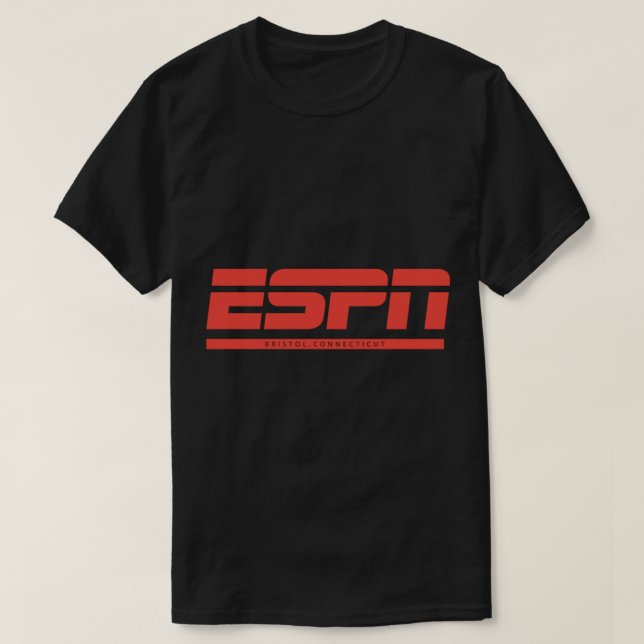 ESPN Bristol Connecticut Red Logo V1 Pullover Hoop (Design vorne)