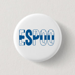 Espoo Finnland Button