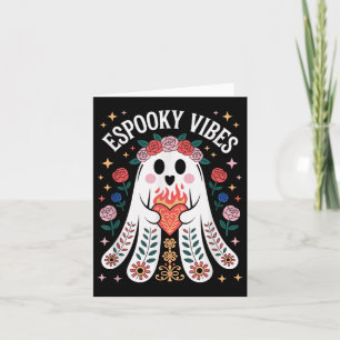 Espooky Vibes Spanischer Halloween mexikanischer L Karte