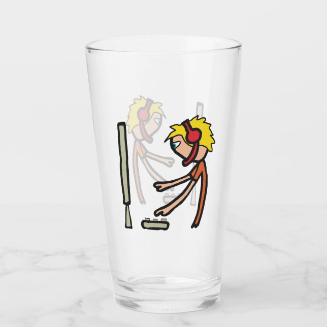eSports Gamer Glas (Vorderseite)