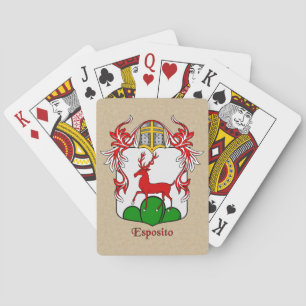 Esposito Heraldic Shield und Mantle Spielkarten