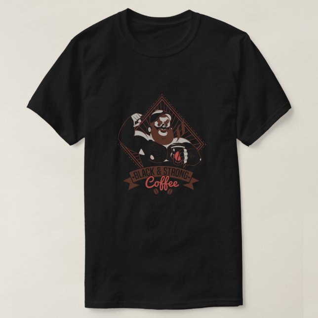 Espresso Bear Classic T-Shirt (Design vorne)