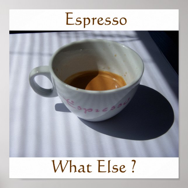 Espresso Blinds Poster (Vorne)