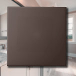Espresso Brown Solid Color | Klassisches Elegant Fliese<br><div class="desc">Espresso Brown Solid Color | Classic | elegant | Trendy | Stilvoll | Geschenk</div>