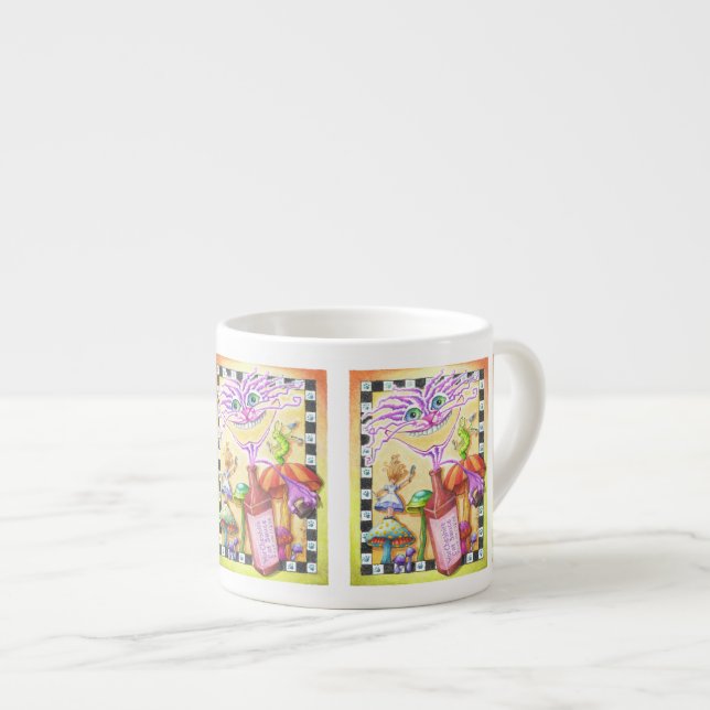 ESPRESSO & CHINA CUPS - The WorCHESHIRE CAT Espressotasse (Vorderseite Rechts)